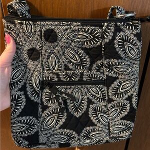 Vera Bradley Black and White Patterned Women's Bag